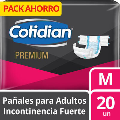 Pa&ntilde;al Cotidian Premium Talla M - Bolsa 20 UN