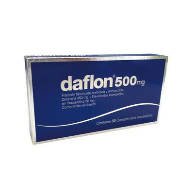 Daflon 500 Mg Comprimido Recubierto - Caja 30 UN