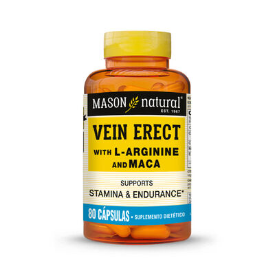 Vein Erect con L Arginina & Maca - Frasco 80UN
