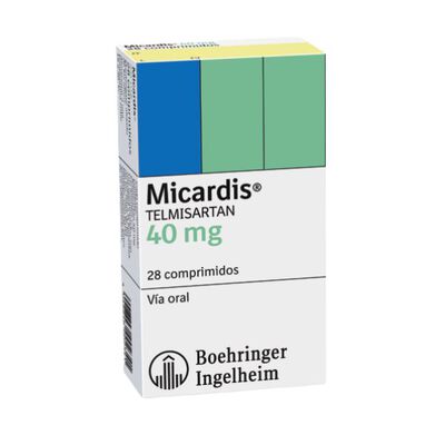 Micardis 40 Mg Comprimidos - Caja 28 UN