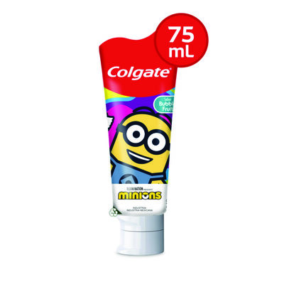 Crema Dental para Ni&ntilde;os Colgate Smiles Minions 6+ - Tubo 75 ML