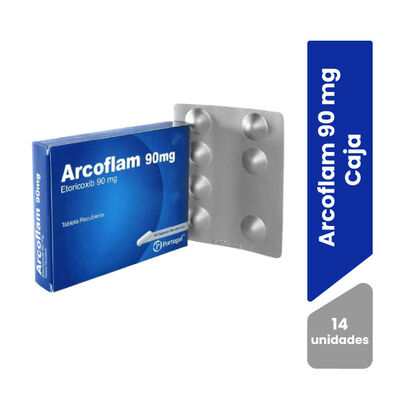 Arcoflam 90 Mg - Caja 14 UN
