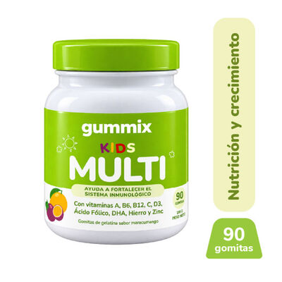 Gummix Gomitas Energia Multivitaminico Ni&ntilde;os - Frasco 90 UN