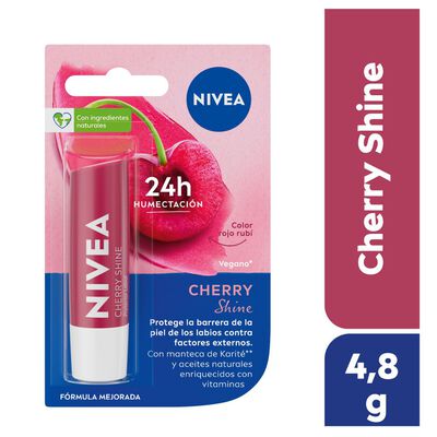 Labial Nivea Lip Care Cherry - Tubo 4,8 G