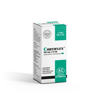 Cortiflex 50 Mg/5 Ml Ampolla - Caja 1 UN