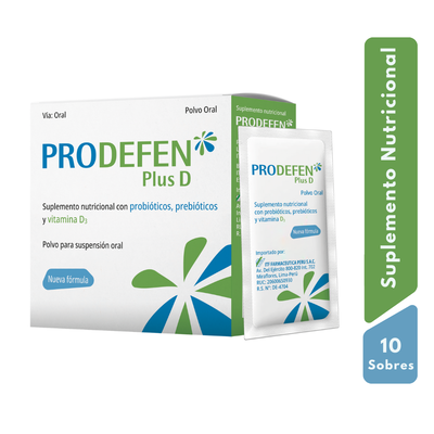 Prodefen Plus D Sobres - Caja 10 UN