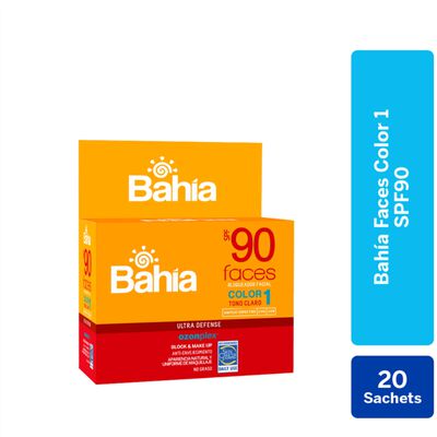 Bahia Bloqueador Face Color 1  - Sachet 1 UN