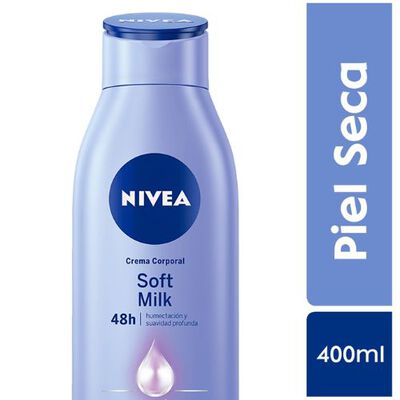 Nivea Crema Corporal Soft Milk Piel Seca - Frasco 400 ML
