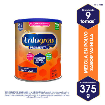 Enfagrow Premium Sabor Vainilla DHA - Lata 375 G