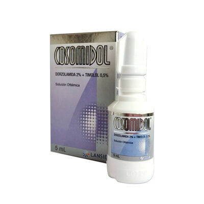 Cosomidol Soluci&oacute;n Oftalmol&iacute;gica Gotas - Frasco 5 Ml