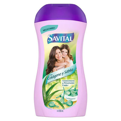 Savital Shampoo Col&aacute;geno y S&aacute;bila - Frasco 510 Ml