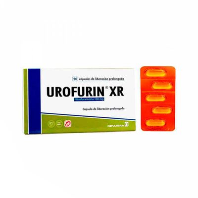 Urofurin XR 100 Mg C&aacute;psulas de liberaci&oacute;n prolongada - Caja 20 UN