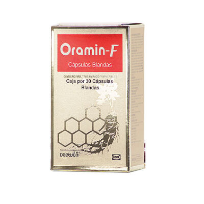 Oramin F Capsulas Blandas - Caja 30 UN
