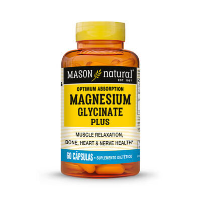 Magnesio Glicinato Plus C&aacute;psulas - Frasco 60 UN