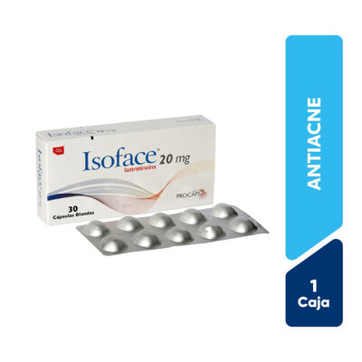 Isoface 20 Mg - Caja 30 UN