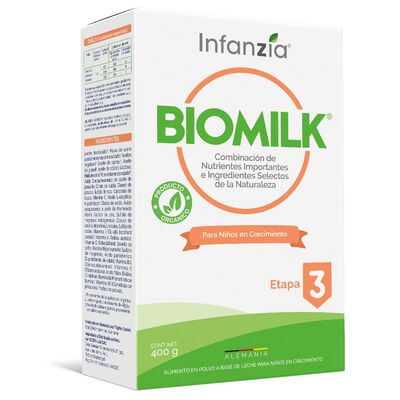 Infanzia Biomilk 3 x 400 gr - Caja 1 UN
