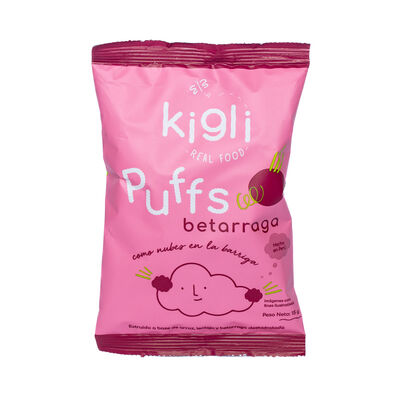 Kigli Puff Lenteja con Beterraga - Bolsa 15 G