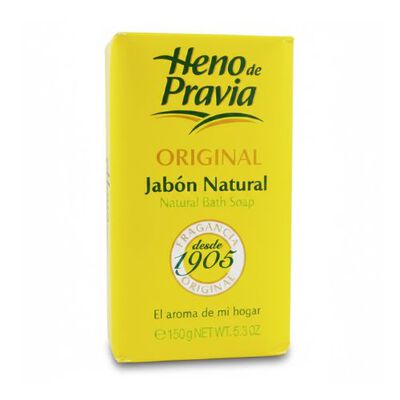 Jab&oacute;n Heno De Pravia Original Natural  - Barra 150 G