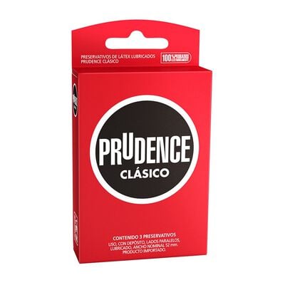 Preservativo Prudence Cl&aacute;sico - Caja 3 UN