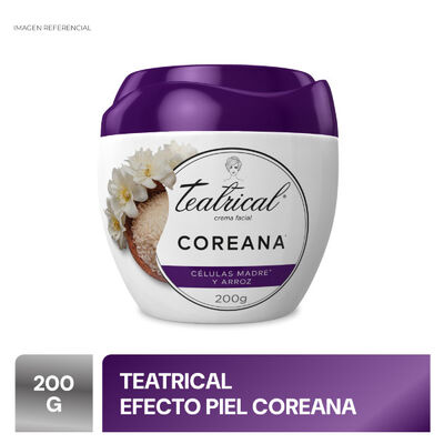 Teatrical Crema Piel Coreana - Pote 200 GR