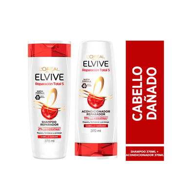 Elvive Shampoo y Acondicionador Reparaci&oacute;n Total - Pack 2 UN