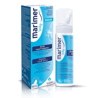 Soluci&oacute;n Nasal Spray Marimer Baby Isotonic - Frasco 100 ML