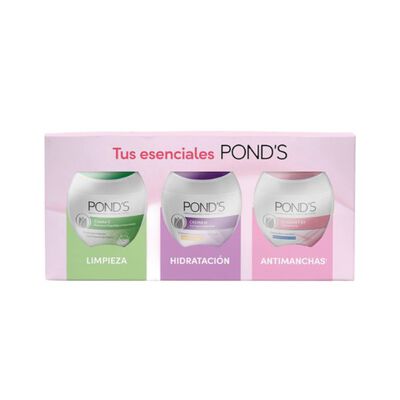Pond&rsquo;s Clarant Estuche Cr Clarant 50 G/Cr C Pepino 50 G/Cr Hidrataci&oacute;n 50 G - Pack 3 UN