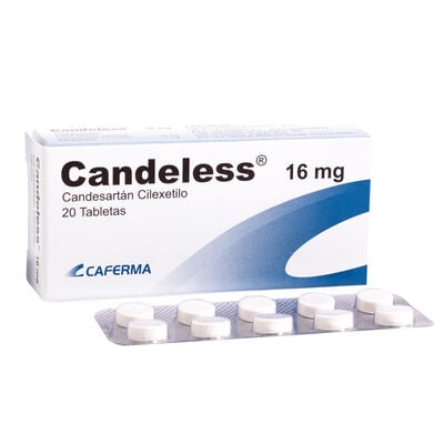 Candeless 16 Mg Tabletas - Caja 20 UN