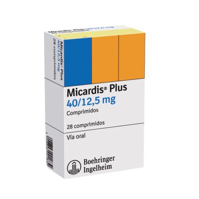 Micardis Plus 40/12.5 Mg Comprimidos - Caja 28 UN