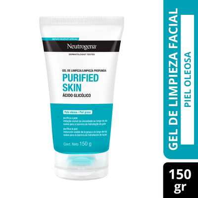 Neutrogena Purified Skin Gel Limpiador - Frasco 150 G