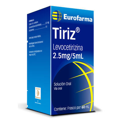 Tiriz 2.5MG Soluci&oacute;n Oral - Frasco 60 ML
