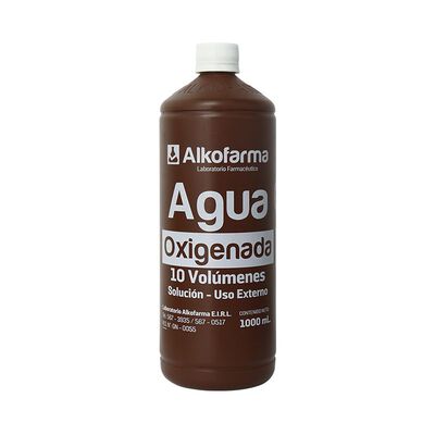Agua Oxigenada 10 Vol  - Frasco 1000 Ml