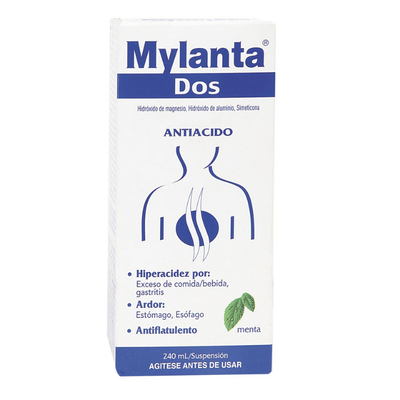 Mylanta Dos Menta - Frasco 240 ML
