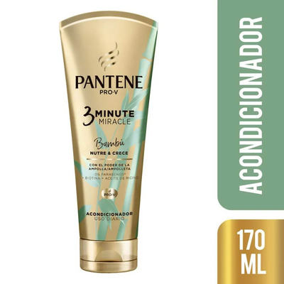 Acondicionador Pantene Pro-V 3 Minute Miracle Bamb&uacute; - Frasco 170 ML