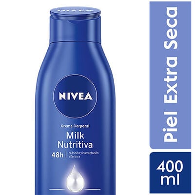 Crema Corporal Nivea Body Milk Extra Seca - Frasco 400 Ml