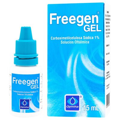 Freegen Gel  Soluci&oacute;n Oft&aacute;lmica - Frasco 15 ML