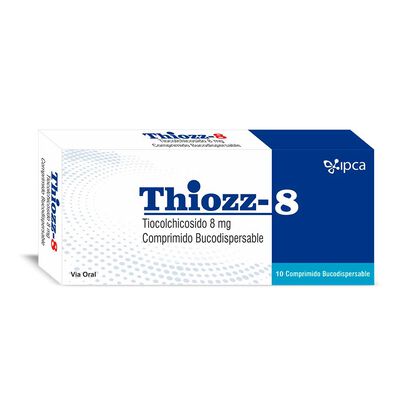 Thiozz-8 8mg Comprimido bucodispensable - Caja 10 UN