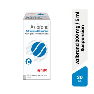 Azibrand 200Mg/5Ml  Suspensi&oacute;n  - Frasco 30 ML