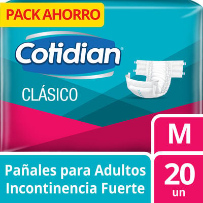 Pa&ntilde;al Cotidian Cl&aacute;sico Talla M - Bolsa 20 UN