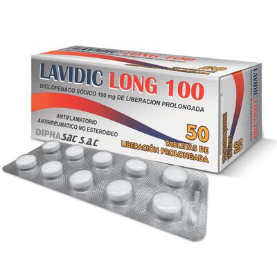 Lavidic Long 100 Mg - Caja 50 UN