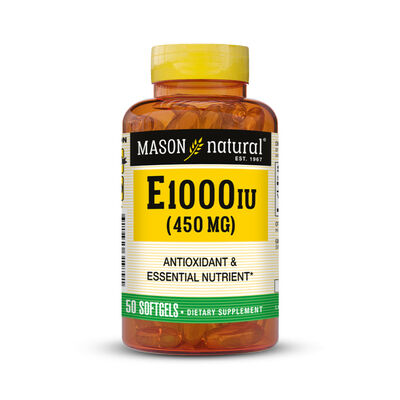 Vitamina E 1000 I.U C&aacute;psulas - Frasco 50 UN