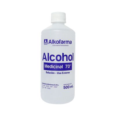 Alcohol 70&deg; Alkofarma - Frasco 500 ML