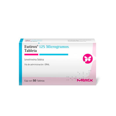 Eutirox 125mcg NF Tableta - Caja 50 UN