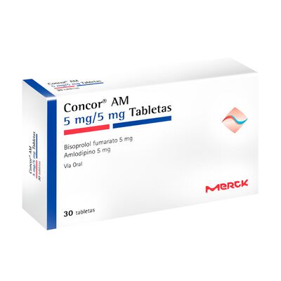Concor AM 5 Mg/5 Mg Tabletas - Caja 30 UN