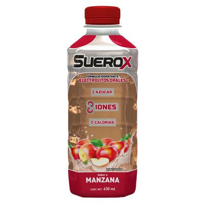 Suerox Manzana - Frasco 630 Ml