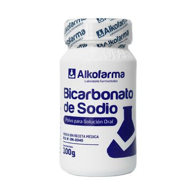 Bicarbonato de Sodio - Frasco 100 G