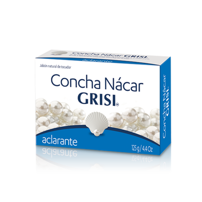Grisi Jab&oacute;n Concha Nacar  - Barra 125 G