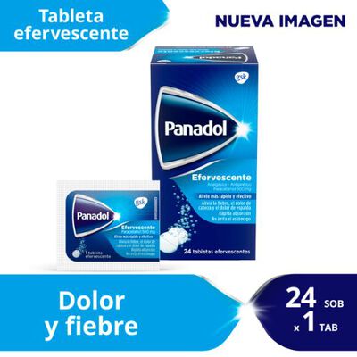 Panadol 500 Mg Tableta Efervescente - Caja 24 UN