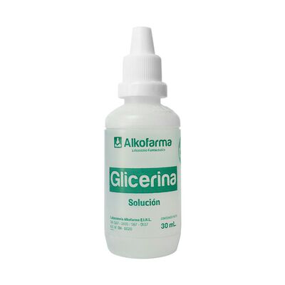 Glicerina Alkofarma - Frasco 30 Ml