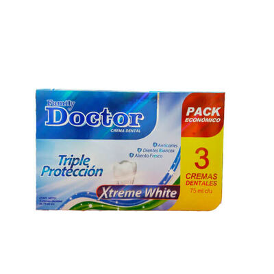Family Doctor Crema Triple Protecci&oacute;n Xtrem - Pack 3 UN